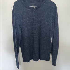 NWOT Sonoma Blue Henley Shirt for Men